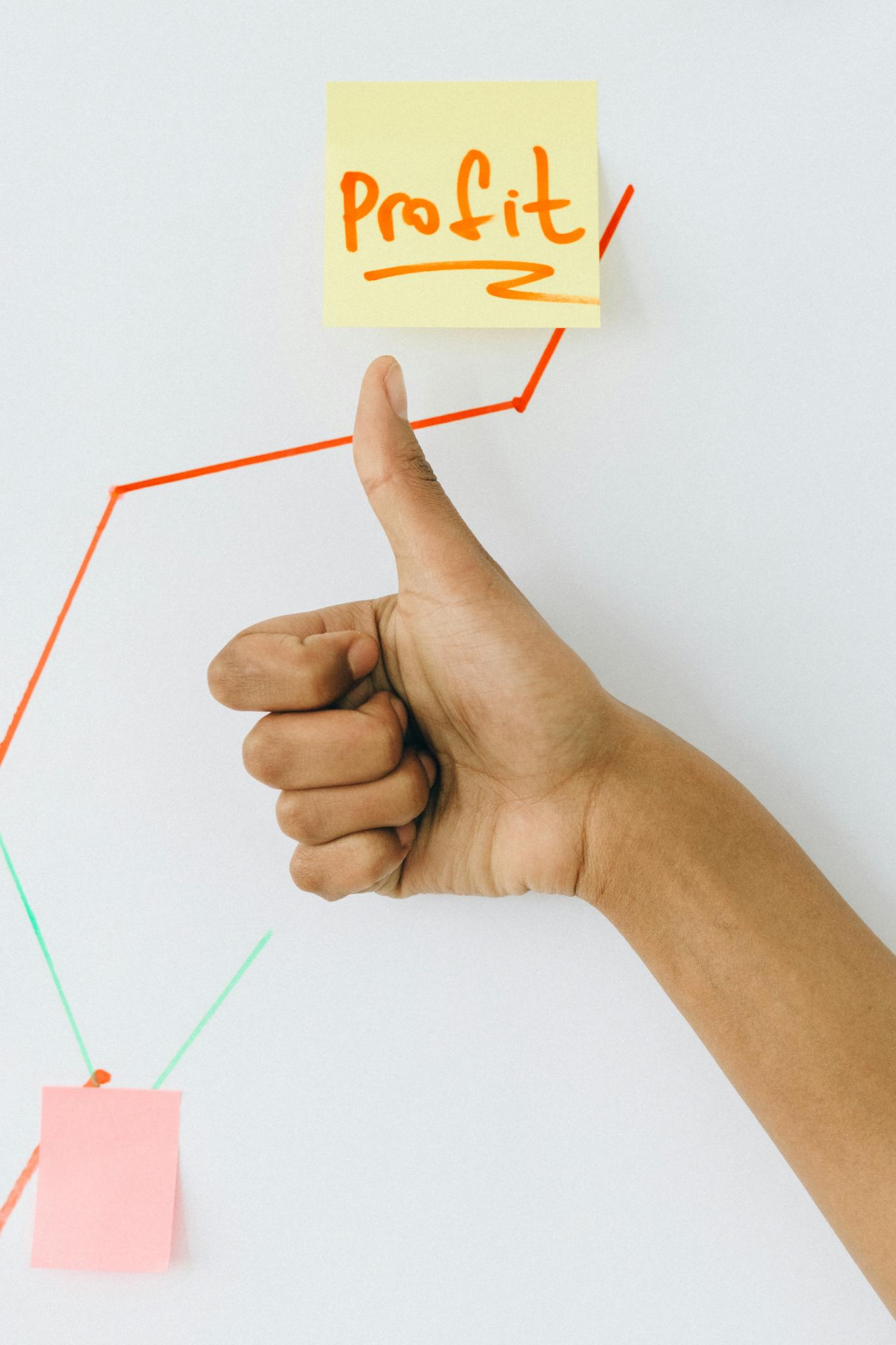 Person Holding Orange and White Paper